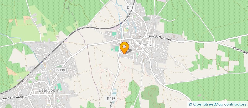 localisation de l'entreprise EURL FERREIRA MIGUEL  GENERAC