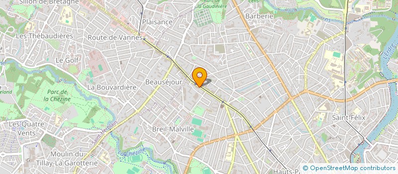 localisation de l'entreprise EURL FERRON à NANTES