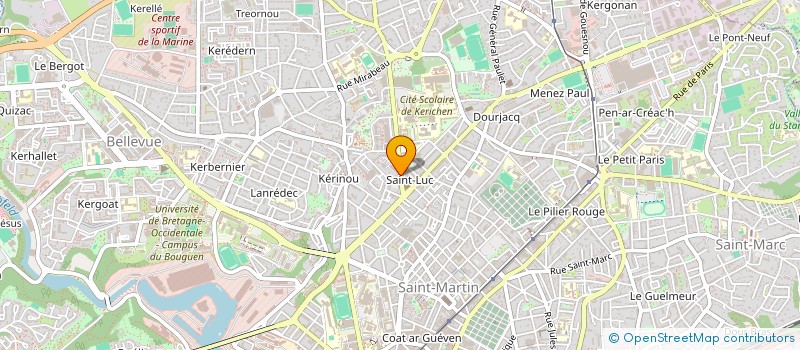 localisation de l'entreprise EURL FERY à BREST