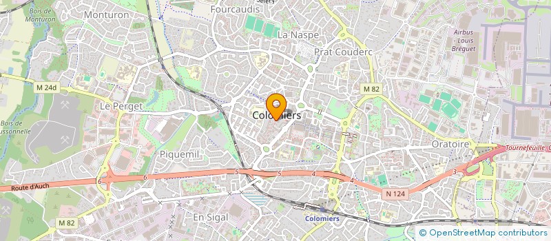 localisation de l'entreprise EURL FETH COIFFURE à COLOMIERS