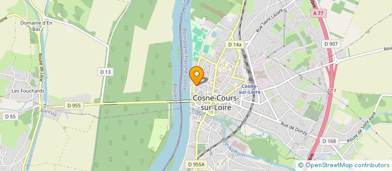 localisation de l'entreprise EURL FGS à COSNE-COURS-SUR-LOIRE