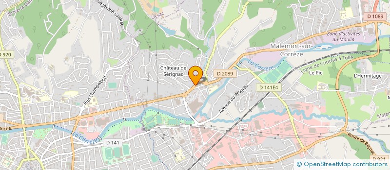 localisation de l'entreprise EURL FICHET JULIE  MALEMORT