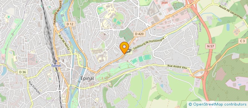 localisation de l'entreprise EURL FIDEL à EPINAL