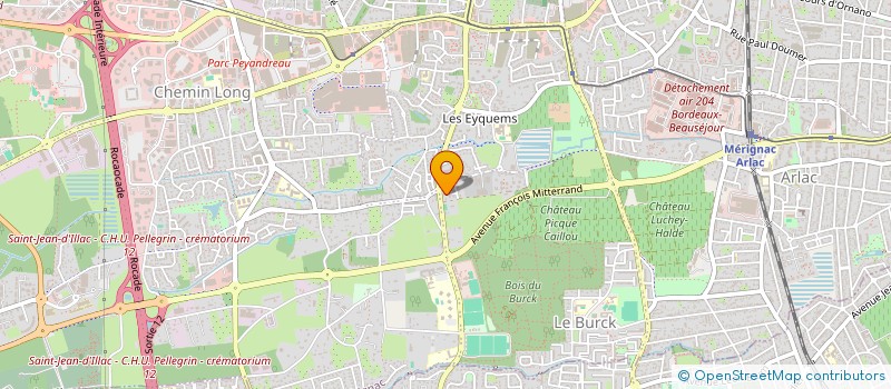 localisation de l'entreprise EURL FILTR'AIR  MERIGNAC