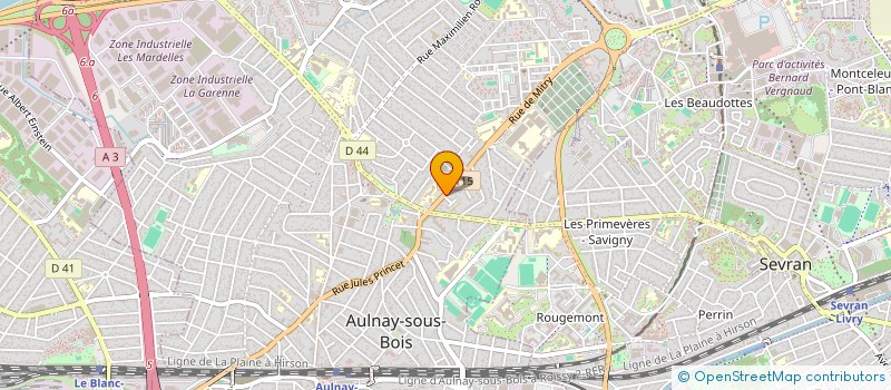localisation de l'entreprise EURL FIMM à AULNAY SOUS BOIS