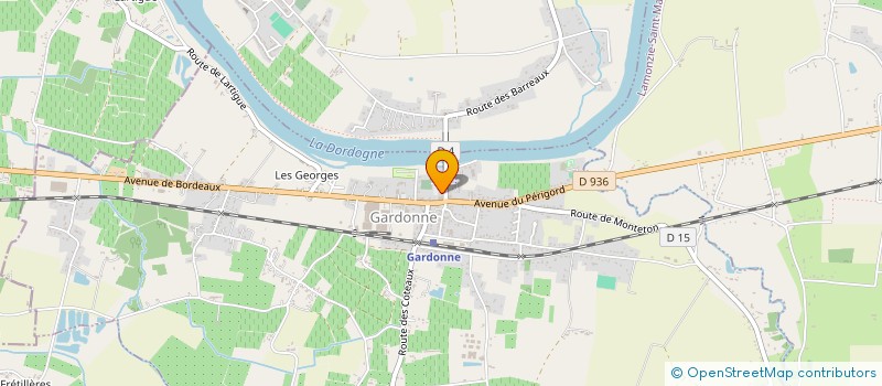 localisation de l'entreprise EURL FINANCIERE DONADIEU  GARDONNE