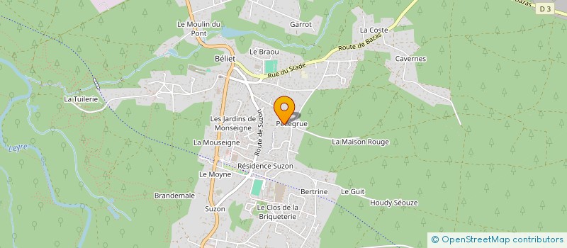 localisation de l'entreprise EURL FINANCIERE JULIEN PONTET à GUJAN-MESTRAS