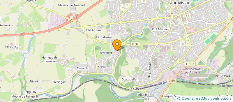 localisation de l'entreprise EURL FINIST'RH à QUIMPER