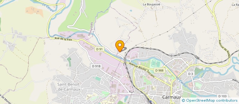 localisation de l'entreprise EURL FIORENZA à CARMAUX