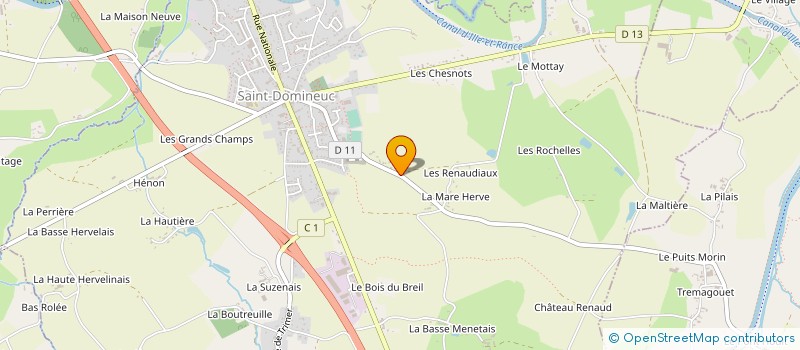 localisation de l'entreprise EURL FIXOT à LA BAUSSAINE