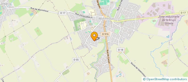 localisation de l'entreprise EURL FLANDR'HOME STAGING à WORMHOUT