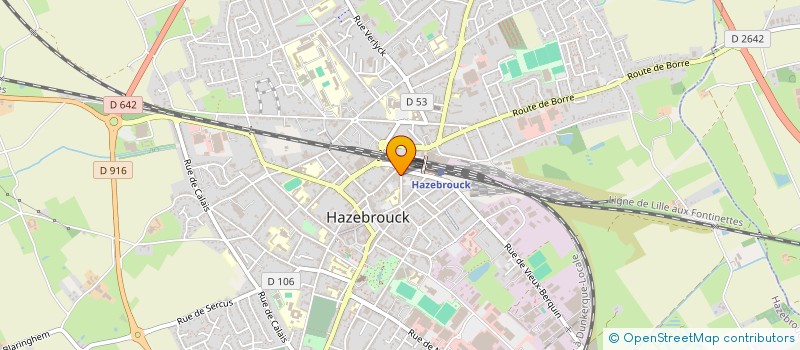 localisation de l'entreprise EURL FLANDRES SERVICES EXPRESS à HONDEGHEM