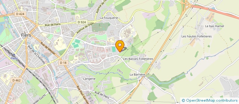 localisation de l'entreprise EURL FLERS ETANCHEITE à FLERS