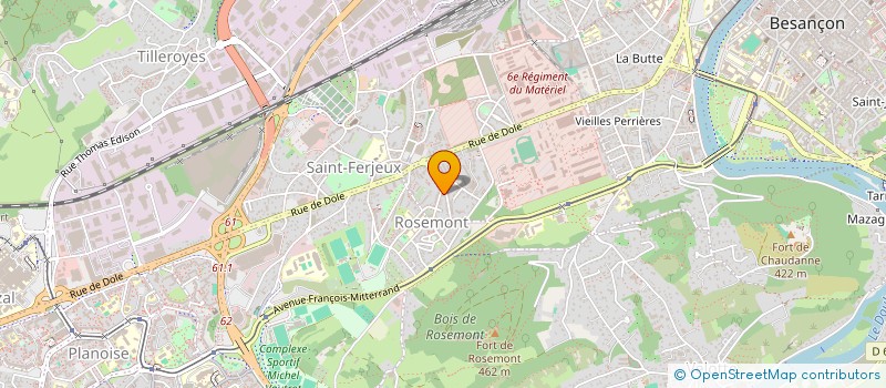 localisation de l'entreprise EURL FLEUROT à BESANCON