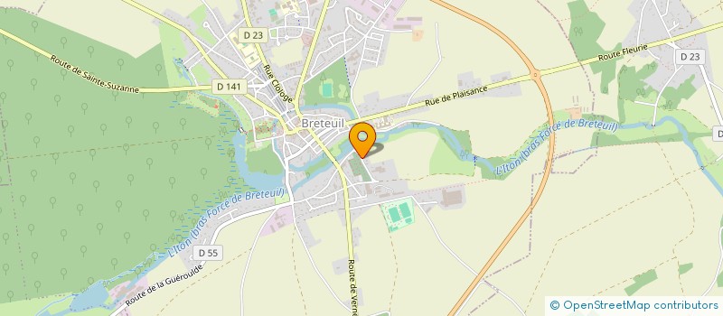 localisation de l'entreprise EURL FLEURS CZODOR C à MESNILS-SUR-ITON