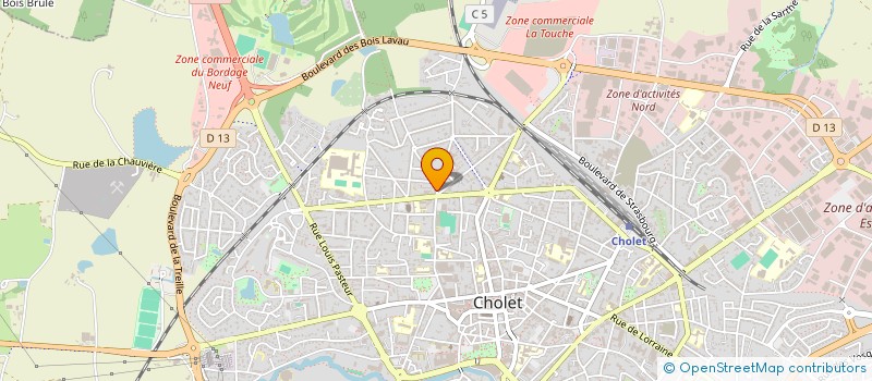 localisation de l'entreprise EURL FLOMATELI à CHOLET