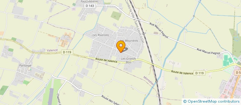 localisation de l'entreprise EURL FLORA  MONTELIER