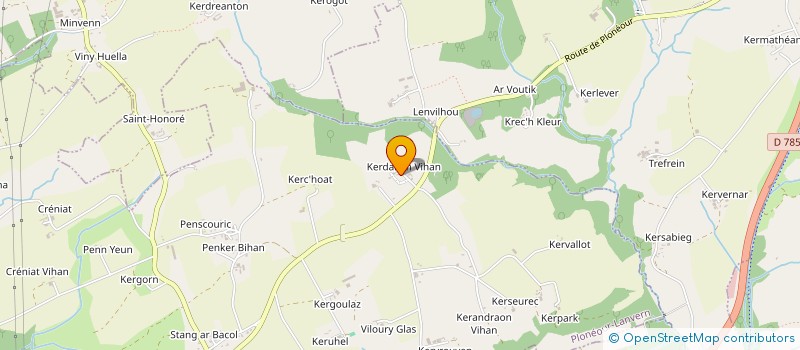 localisation de l'entreprise EURL FLORANE à PLONEOUR LANVERN