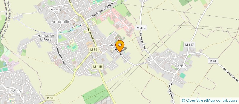 localisation de l'entreprise EURL FLT TP  ANNULLIN