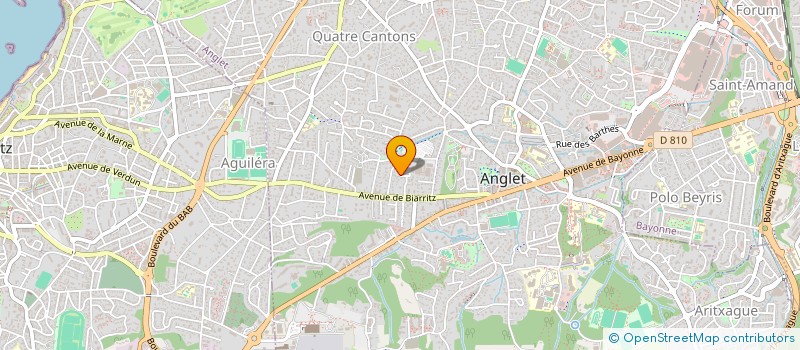 localisation de l'entreprise EURL FOCUS  ANGLET