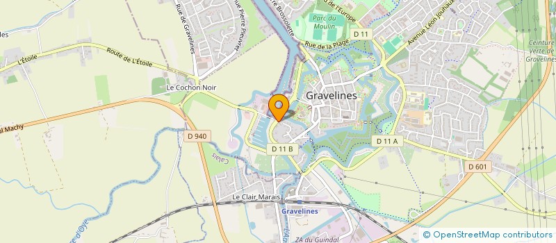 localisation de l'entreprise EURL FODIL CARBURANTS à GRAVELINES
