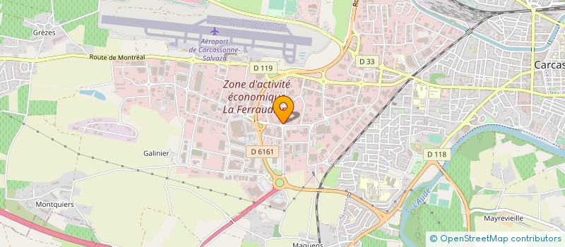 localisation de l'entreprise EURL FOLCH SIBERT à CARCASSONNE