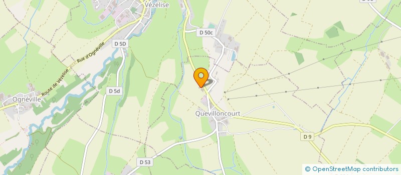 localisation de l'entreprise EURL FONDERIE HUGUENIN à VEZELISE