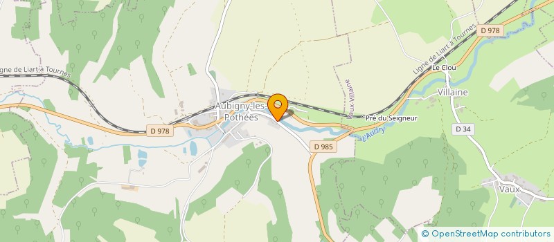 localisation de l'entreprise EURL FONGARNAND DIMITRI  AUBIGNY-LES-POTHEES