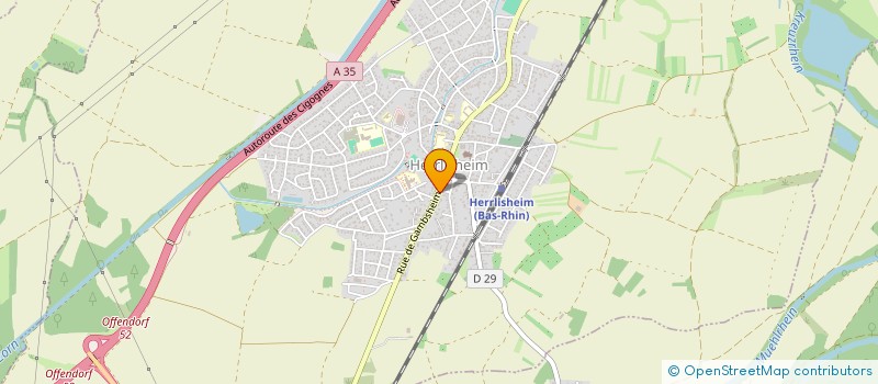 localisation de l'entreprise EURL FONSELEC  HERRLISHEIM