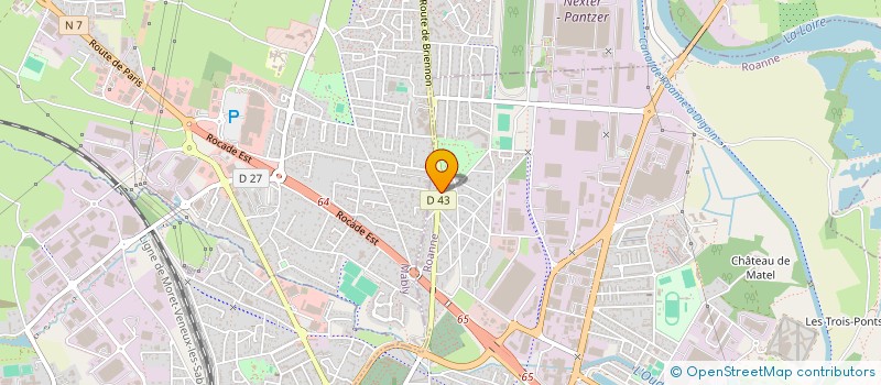 localisation de l'entreprise EURL FORAISON à ROANNE