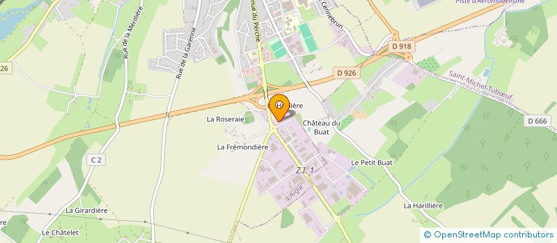 localisation de l'entreprise EURL FORM CENTER à L'AIGLE
