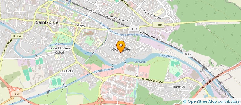 localisation de l'entreprise EURL FORMA COM à SAINT-DIZIER