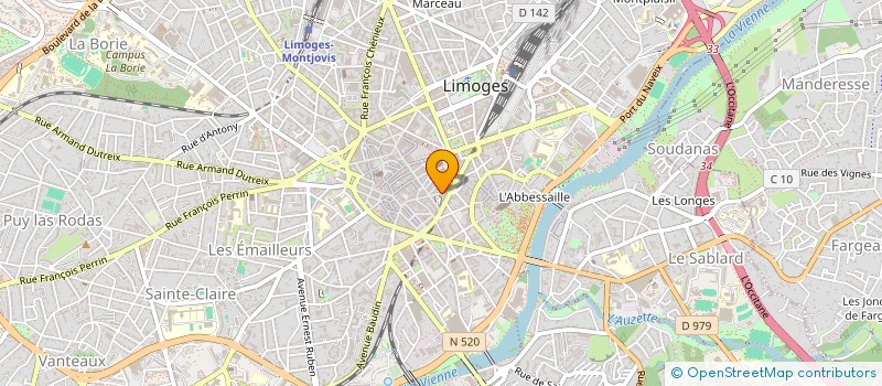 localisation de l'entreprise EURL FORME ET ELEGANCE à LIMOGES