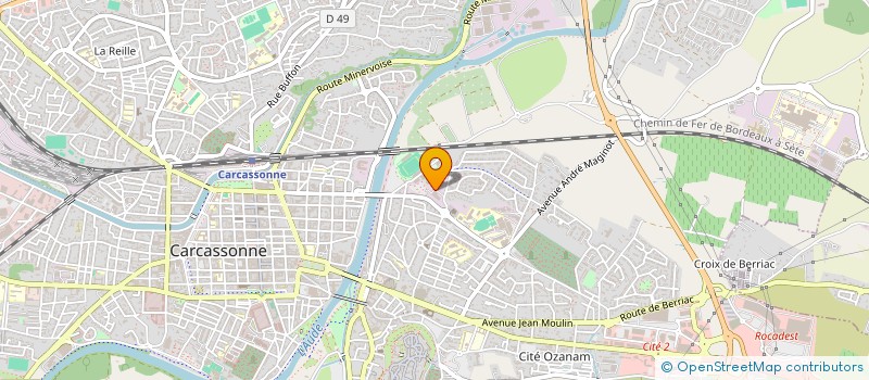 localisation de l'entreprise EURL FORMULE SPORTS à CARCASSONNE