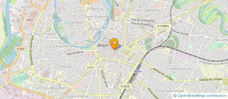 localisation de l'entreprise EURL FORNELLS BERTRAND  NIORT