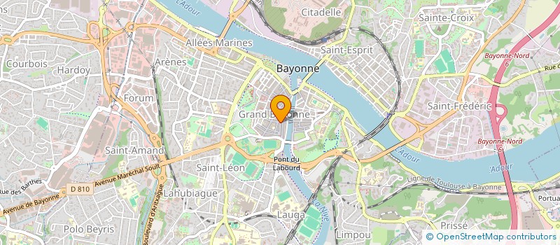 localisation de l'entreprise EURL FOU.ROUX à BAYONNE