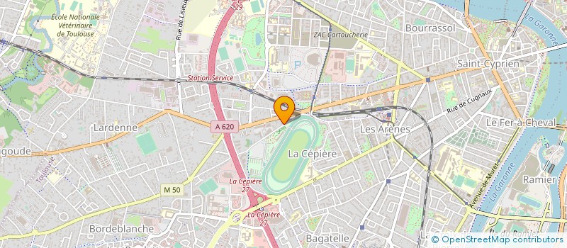 localisation de l'entreprise EURL FOUCHOU ORTHOPEDIE à TOULOUSE