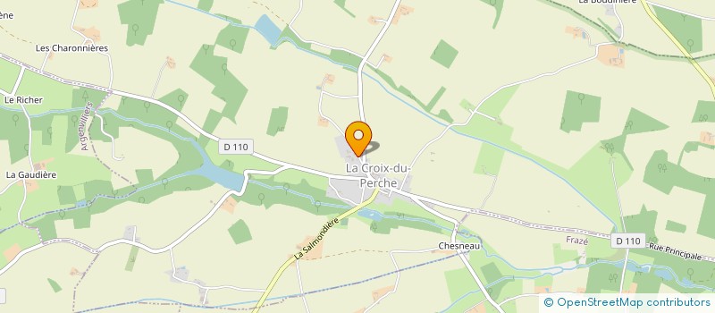 localisation de l'entreprise EURL FOURCHET à LA CROIX-DU-PERCHE