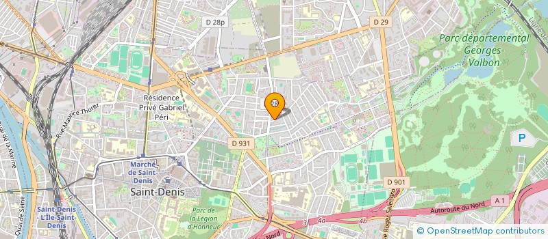 localisation de l'entreprise EURL FOURDRINIER à SAINT-DENIS