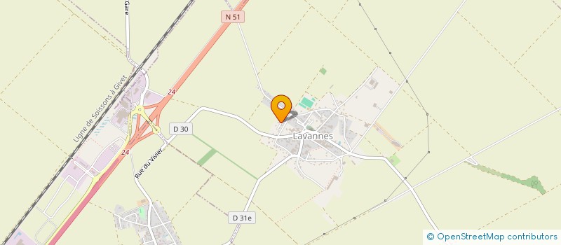 localisation de l'entreprise EURL FOURNIER WILLIAM  LAVANNES