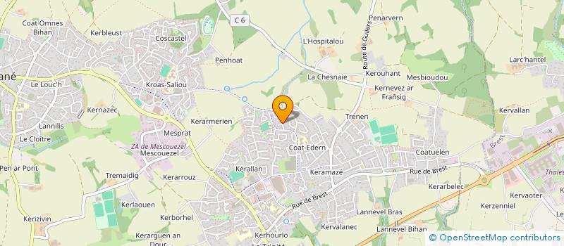 localisation de l'entreprise EURL FPCIM à PLOUZANE