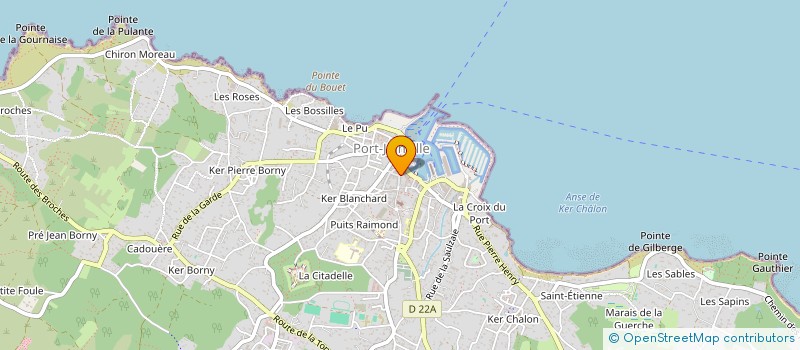 localisation de l'entreprise EURL FRADET à L'ILE-D'YEU