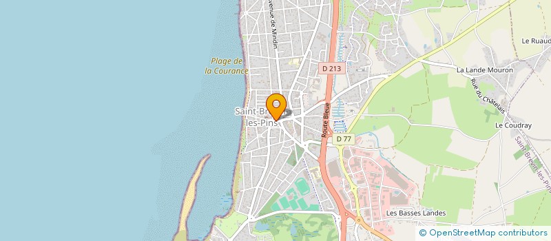 localisation de l'entreprise EURL FRADIN à SAINT-BREVIN-LES-PINS