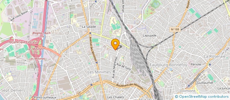 localisation de l'entreprise EURL FRADIN à TOULOUSE