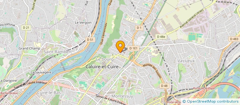 localisation de l'entreprise EURL FRAGNE FRANCK  CALUIRE-ET-CUIRE