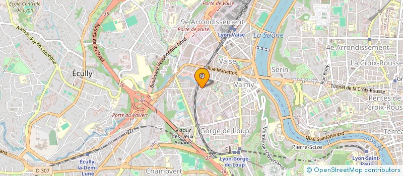 localisation de l'entreprise EURL FRAIROT à LYON