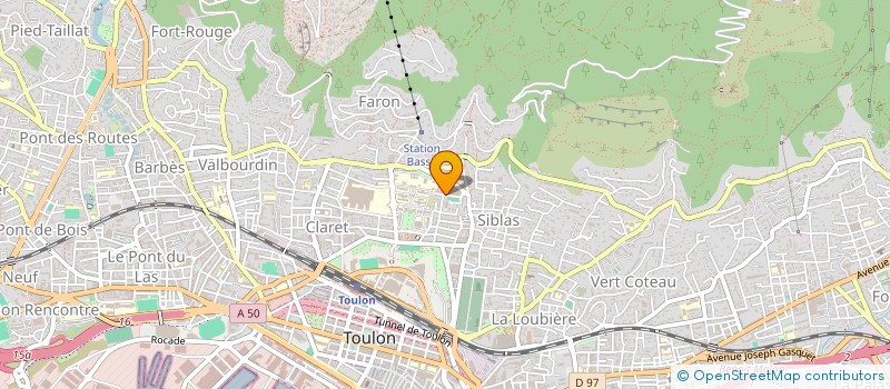 localisation de l'entreprise EURL FRANCE 7  TOULON