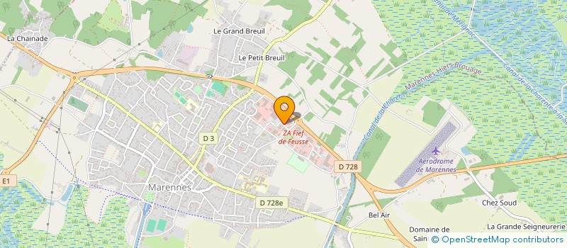 localisation de l'entreprise EURL FRANCE COTTAGE à MARENNES-HIERS-BROUAGE