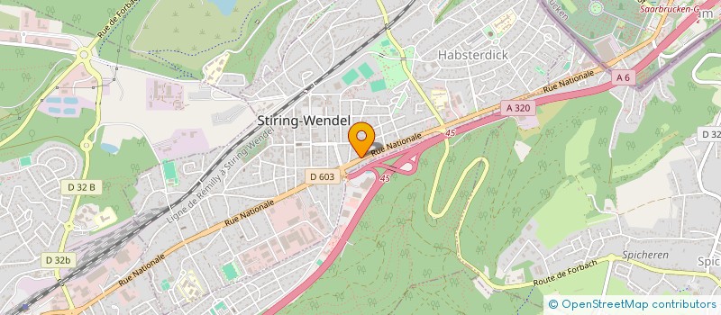 localisation de l'entreprise EURL FRANCE TRAITEUR  STIRING-WENDEL