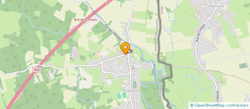 localisation de l'entreprise EURL FRANCE VILLA  CRESPIN